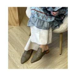 Copenhagen Shoes Loafers^MY GAME 23 - ARMY (SALVIA) Mygame 23 slippers army salvia