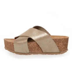 Copenhagen Shoes Sandaler Med Kilehæle^MY GOLD ONES - GOLD Mygold ones sandaler med kilehael gold