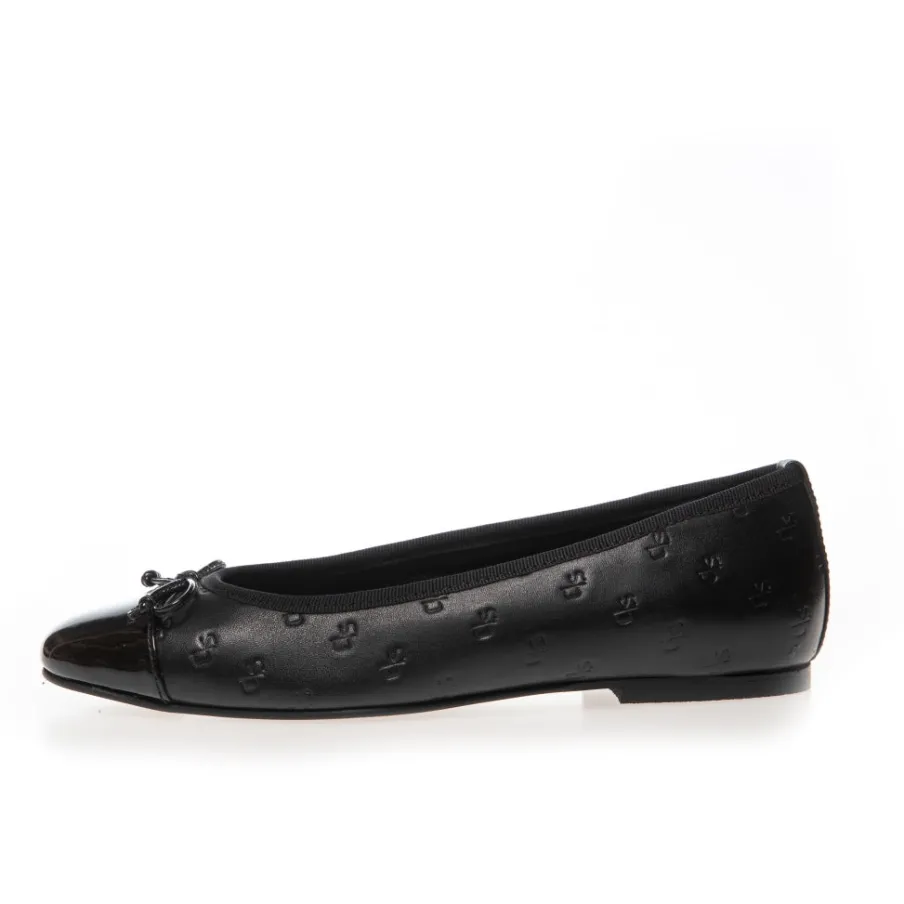 Copenhagen Shoes Ballerinasko^MY OWN BALLERINAS - BLACK (LOGO) Sballet flats black logo