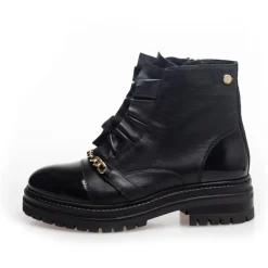 Copenhagen Shoes Ankelstøvler^MY PRETTY CHAIN - BLACK/GOLD Mypretty chain boot black gold