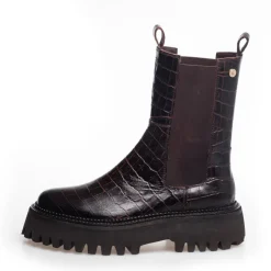 Copenhagen Shoes Chelsea Boots|Ankelstøvler^NEW LEMON CRC. - BORDEAUX Newlemon croco boot bordeaux
