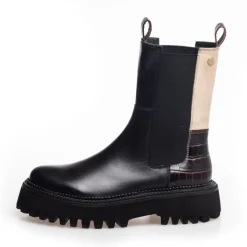 Copenhagen Shoes Chelsea Boots|Ankelstøvler^NEW LEMON MULTI - BLACK BORDO Newlemon multi boot black bordo