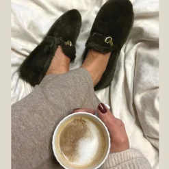 Copenhagen Shoes Hjemmesko^NEW MELANIA - KHAKI Newmelania homeslipper khaki