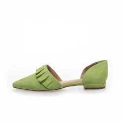Copenhagen Shoes Ballerinasko^NEW ROMANCE 23 - SUEDE - Green