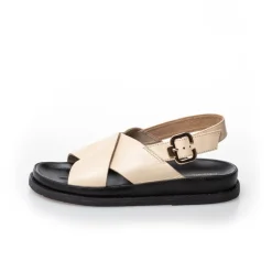 Copenhagen Shoes Flade Sandaler^NEW STRONGER - BEIGE Newstronger sandal beige