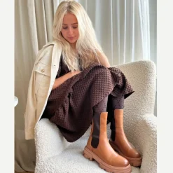 Copenhagen Shoes Chelsea Boots|Ankelstøvler^PENNY GIRL - Light Brown Pennygirl boot light brown