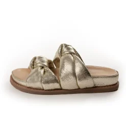 Copenhagen Shoes Flade Sandaler^POOL PARTY - GOLD/BEIGE Gold beige