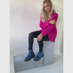 Copenhagen Shoes Ankelstøvler^RELEASED - DENIM Releasedboot denim