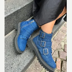 Copenhagen Shoes Ankelstøvler^RELEASED - DENIM Releasedboot denim