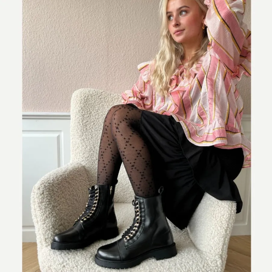 Copenhagen Shoes Ankelstøvler^ROCK 22 - Black Gold Rock22 boot black gold