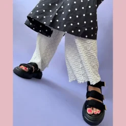 Copenhagen Shoes Flade Sandaler^ROCK ME BLACK - BLACK Rockme black sandal black