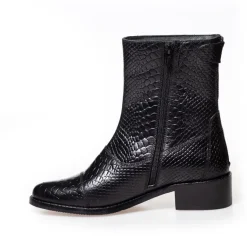 Copenhagen Shoes Ankelstøvler^SHE Crocco - Black Shecrocco boot black