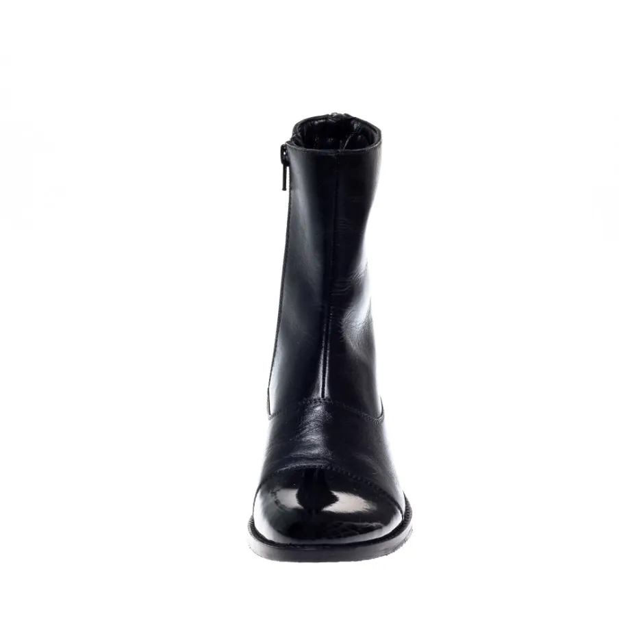 Copenhagen Shoes Ankelstøvler^SHE PATENT 21 - Black Shepatent 21 boot black