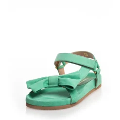 Copenhagen Shoes Flade Sandaler^SKY AND DIAMONDS 23 SUEDE - PALE GREEN (FRESHIA) Skyand diamonds 23 suede sandal pale green freshia