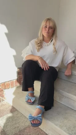 Copenhagen Shoes Flade Sandaler^SKY AND DIAMONDS JEANS - Jeans Blue Skyand diamonds jeans sandal jeans blue