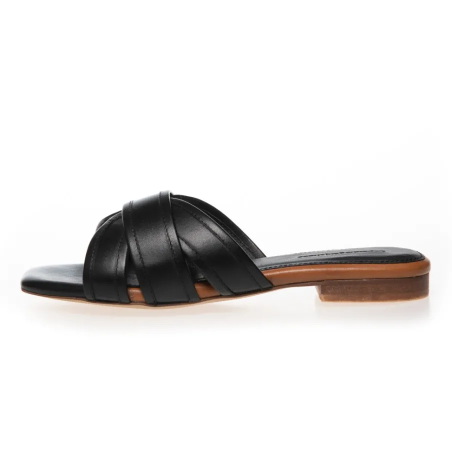 Copenhagen Shoes Flade Sandaler^SMILE AND DANCE - Black