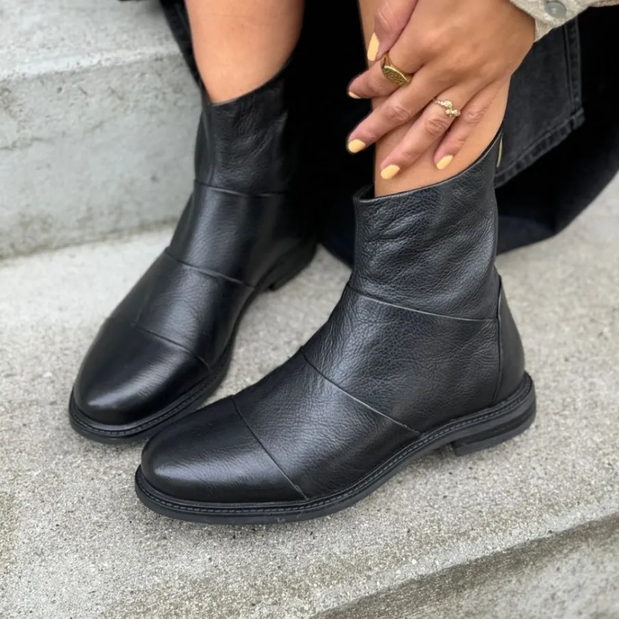 Copenhagen Shoes Ankelstøvler^STEPHANIE - Black Stephanieboot black