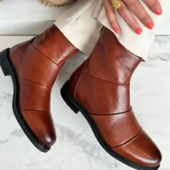 Copenhagen Shoes Ankelstøvler^STEPHANIE - COGNAC Stephanieboot cognac