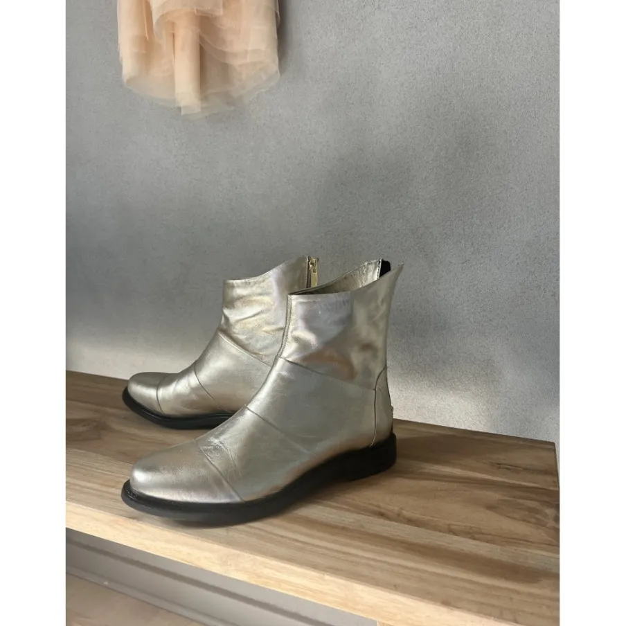 Copenhagen Shoes Ankelstøvler^STEPHANIE GOLD - GOLD Stephaniegold boot gold