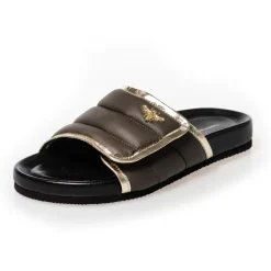 Copenhagen Shoes Flade Sandaler^STORIES - KHAKI - KHAKI / GOLD Khaki gold