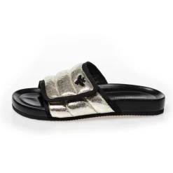 Copenhagen Shoes Flade Sandaler^STORIES - METAL - GOLD/BLACK Gold black