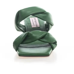 Copenhagen Shoes Sandaler Med Hæl^SUNSHINE - GREEN LEATHER Sunshinesandal green leather
