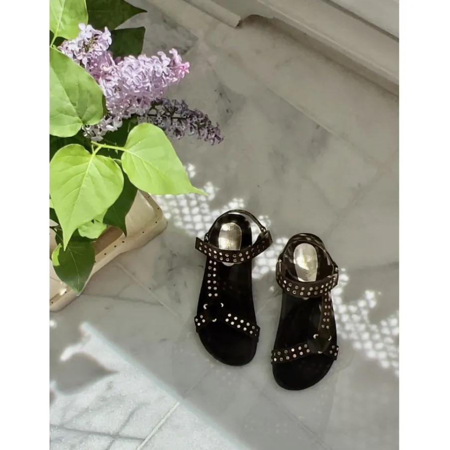 Copenhagen Shoes Flade Sandaler^SWEAT - Army Sweatsandal army