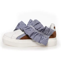 Copenhagen Shoes Sneakers^TAKE ME THERE - WHITE/COGNAC White cognac