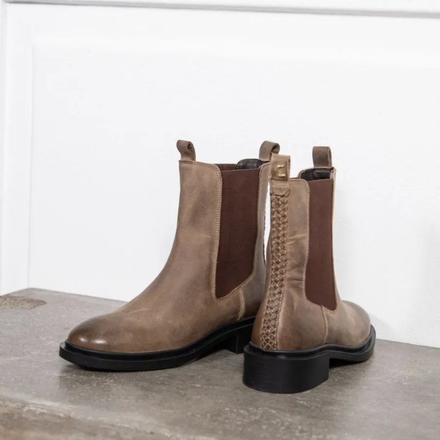 Copenhagen Shoes Chelsea Boots|Ankelstøvler^THE CITY LIFE - TABACCO (GREY) Thecity life stoevler tabacco grey