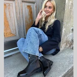 Copenhagen Shoes Chelsea Boots|Ankelstøvler^THE FAIRYTALE AND ME - BLACK/SILVER Thefairytale and me stoevler black silver