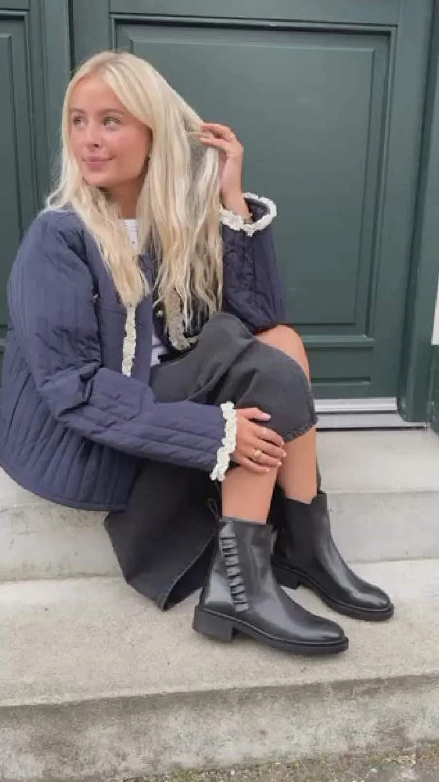 Copenhagen Shoes Ankelstøvler^THE FASHION LOVE - BLACK Thefashion love stoevler black