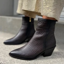 Copenhagen Shoes Støvler Med Hæl|Ankelstøvler^THE FEELING - ESPRESSO Thefeeling stoevler espresso