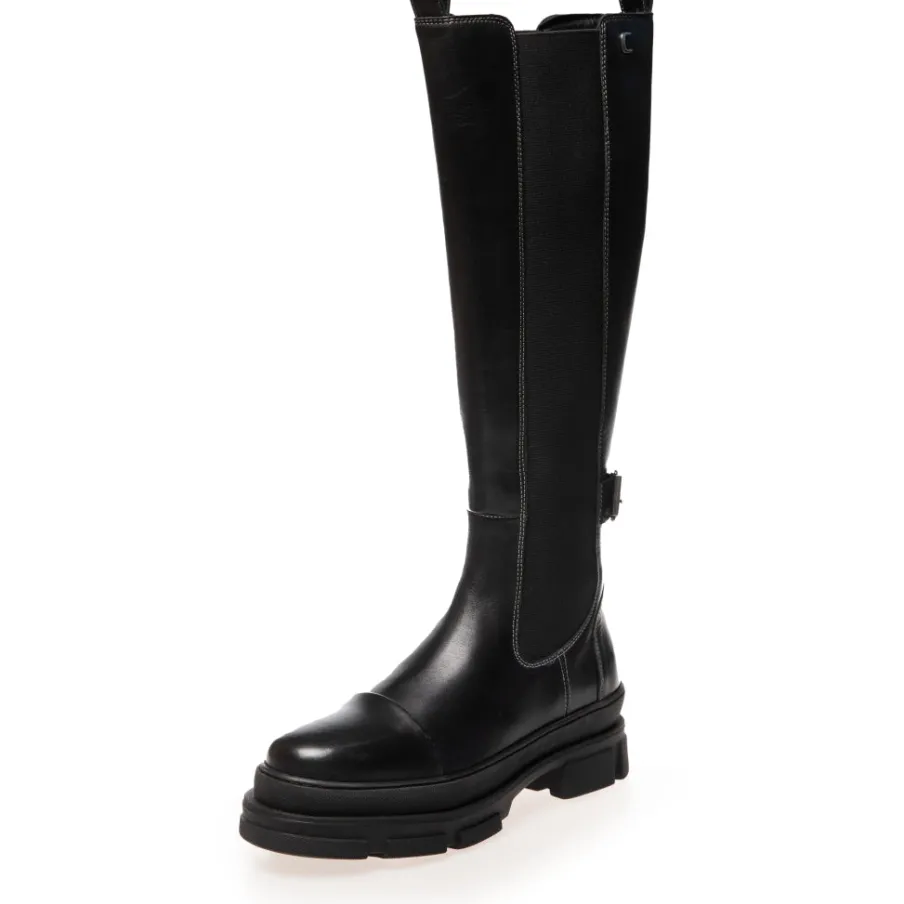 Copenhagen Shoes Lange Støvler^THE FOLLOW BOOT - Black