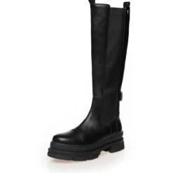 Copenhagen Shoes Lange Støvler^THE FOLLOW BOOT - Black