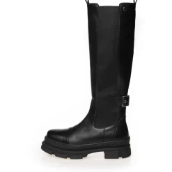 Copenhagen Shoes Lange Støvler^THE FOLLOW BOOT - Black