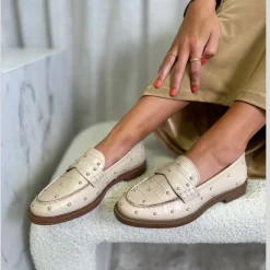 Copenhagen Shoes Loafers^THE PEARL SHOE BEIGE - GREY MORN (BEIGE) Grey morn beige
