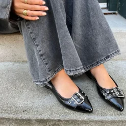 Copenhagen Shoes Ballerinasko^THE REASON WHY / BLK. PATENT - Black patent