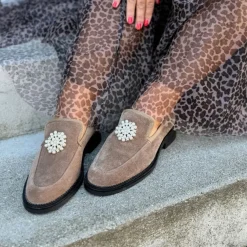 Copenhagen Shoes Loafers^THE SHINE LOAFER SUEDE - TABACCO (DODO) Tabacco dodo