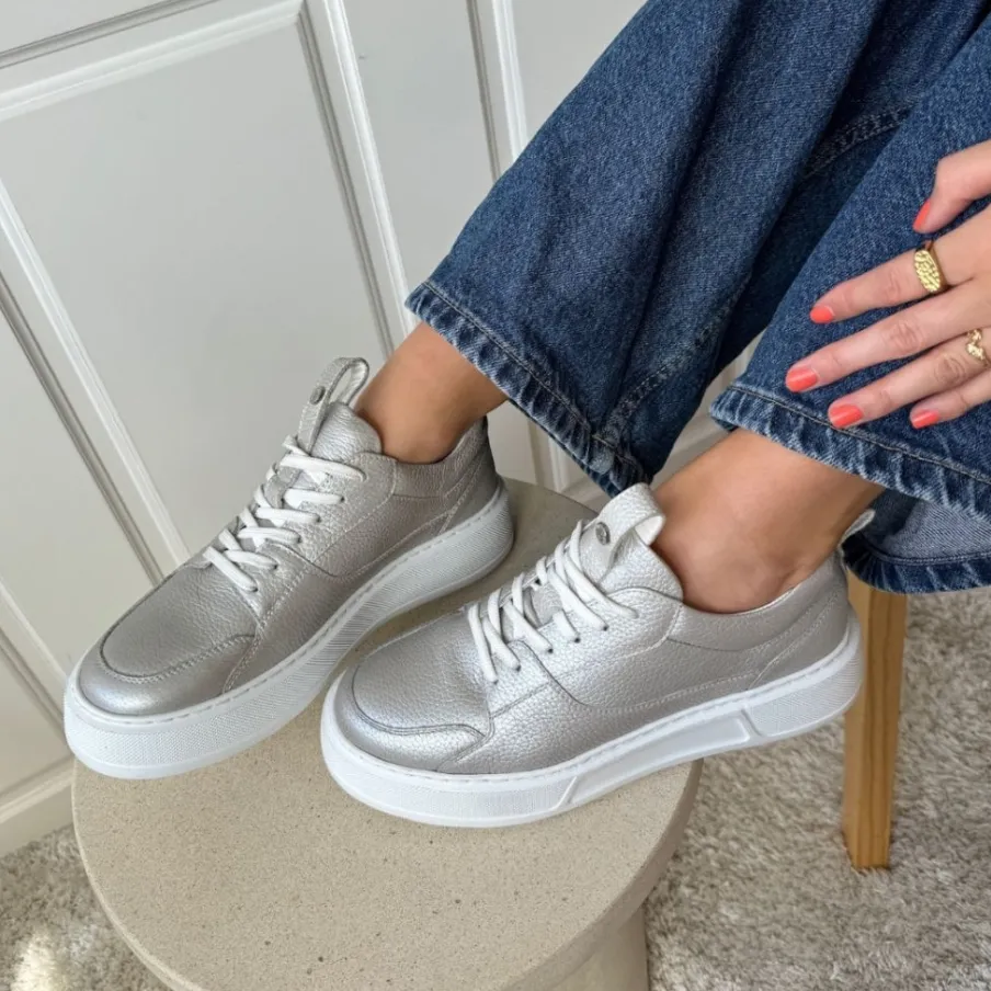 Copenhagen Shoes Sneakers^THE SPIRIT - Silver