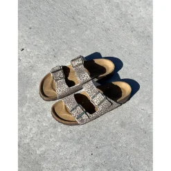 Copenhagen Shoes Flade Sandaler^VALERIE LEP. - Brown leopard