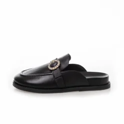 Copenhagen Shoes Mules · Slip Ins^WALK AND SHINE - BLACK Walkand shine loafer black