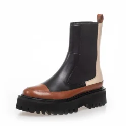Copenhagen Shoes Chelsea Boots|Ankelstøvler^WALKING - BLACK TAN Walkingboot black tan