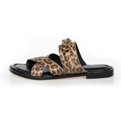 Copenhagen Shoes Flade Sandaler^WHEN I FLY - LEP. - Leopard