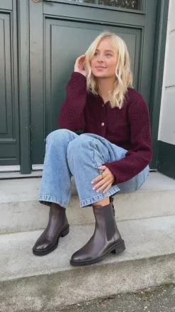 Copenhagen Shoes Chelsea Boots|Ankelstøvler^WHEN WE FEEL IT - DK BROWN Whenwe feel it stoevler dk brown