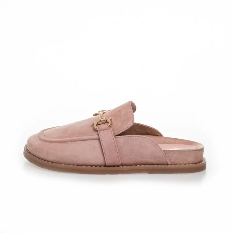 Copenhagen Shoes Mules · Slip Ins^WHO I AM - SUEDE - PAPAYA Whoi am suede pre delivery 25 5 loafer papaya
