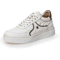 Copenhagen Shoes Sneakers^WILL YOU RUN - WHITE/GOLD White gold