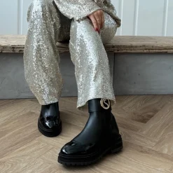 Copenhagen Shoes Ankelstøvler^WINDY - BLACK PATENT Windyboot black patent