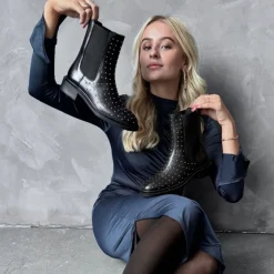 Copenhagen Shoes Ankelstøvler^WOMEN SUPPORT WOMEN - BLACK Womensupport women stoevler black