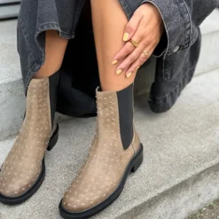 Copenhagen Shoes Ankelstøvler^WOMEN SUPPORT WOMEN - TABACCO (GREY) Womensupport women stoevler tabacco grey